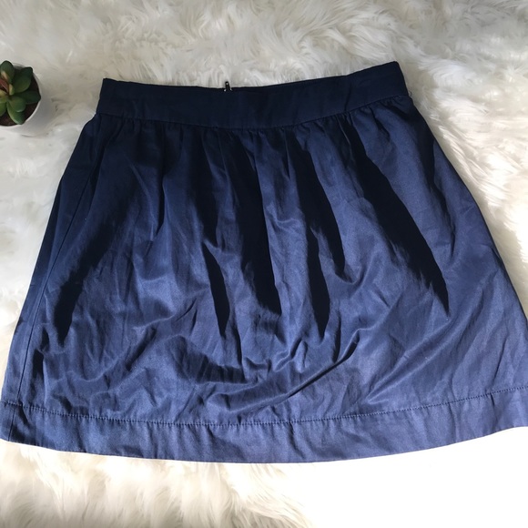 ASOS Stradivarius Navy Blue Mini Skirt-XS - Picture 8 of 8
